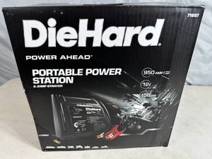 lot 15 image: Brand New Diehard 950 Amp Portable Power Station, Jump Starter, Air Compressor