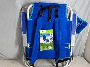 lot 16 image: New Backpack Beach Chair with Cooler