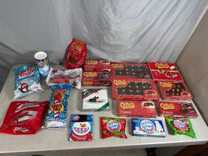 lot 40 image: Assorted Candy, Chocolate Covered Cherries, Cotton Candy, Bubblegum, Andes Mints, and More