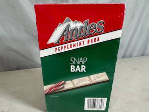 lot 47 image: New Case of 24 Andes Peppermint Bark Snap Bars