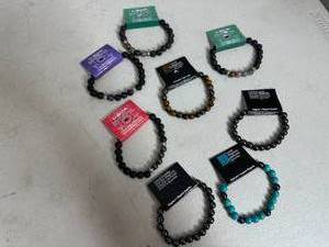 lot 58 image: 8 New Lava, Magnetic Bracelets