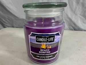 lot 65 image: New Candle-Lite Beach Bonfire Candle