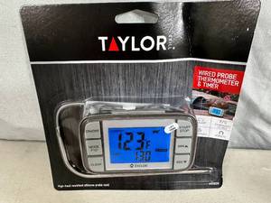 lot 100 image: New Taylor Probe Thermometer and Timer