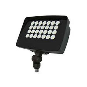 lot 32 image: Commercial Electric 950W Equivalent Integrated LED Bronze Outdoor High Output Flood Light, 12,000 Lumens, 4000K, Dusk-to-Dawn  Customer Returns See Pictures