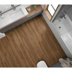 lot 39 image: 8 Boxes of TrafficMaster Kettle Keep Oak 8 mm T x 8 in. W Water Resistant Laminate Wood Flooring (21.3 sqftcase)  Customer Returns See Pictures