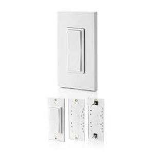 lot 40 image: Lot of  Leviton Decora Smart Anywhere Switch Companion, Add Wire-Free 3-Way OnOff Control to Decora Smart Wi-Fi 2nd Gen, White   Customer Returns See Pictures