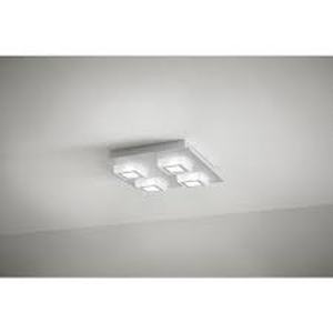 lot 42 image: Hampton Bay Garfield 11 in. W x 2.42 in. H Integrated LED Brushed Aluminum Square Track Flush Mount Ceiling Light    Customer Returns See Pictures