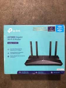 lot 20 image: TP-LINK Dual Band Wi-Fi 6 Wireless Router Adapter Customer Returns See Pictures