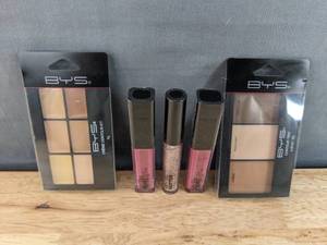 lot 104D image: Brand New BYS Makeup Contour Kits, Liquid Lipstick & Lipgloss N