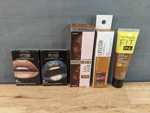 lot 93D image: Brand New Maybelline New York Makeup Python Metallic Lip Kits, Perfector 4-in-1, Under-Eye Concealer and Fit Me Tinted Moisturizer N