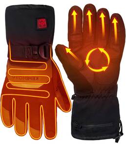 lot 99 image: New KEMIMOTO Heated Gloves for Men Women, Heating Ice Fishing Gloves Rechargeable $53.99 Retail B