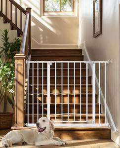lot 98 image: New InnoTruth Baby Gate for Stairs $39.99 Retail B