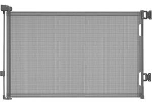 lot 75 image: Brand New Cumbor Baby Gate Retractable Gates for Stairs, Mesh Dog Gate for The House, Wide Pet Gate 33 Tall, Extends to 55 Wide, Long Child Safety Gates for Doorways, Hallways, Cat Gate IndoorOutdoor Gray $49.99 Retail B