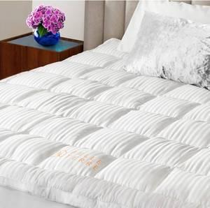 lot 79 image: Brand New Belle Terre Cooling Mattress Topper King Size Ultra Soft & Thick Mattress Pad Bed Cushion with Breathable Bamboo Viscose Cover and Deep Pockets B