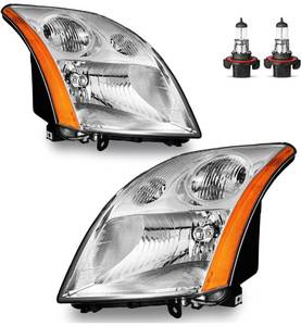 lot 118 image: Brand New Headlights Assembly WBulbs for 2007-2009 Nissan Sentra 4-Dr Halogen Headlamp Replacement Driver & Passenger Side $134.96 Retail N
