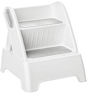 lot 122 image: Brand New Foldable Two Step Stool for Toddlers $42.99 Retail N