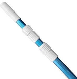 lot 127 image: Brand New POOLWHALE Professional 12 Feet Blue Anodized Aluminum Telescopic Swimming Pool Pole $30.99 Retail N