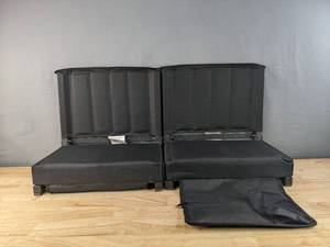 lot 148 image: Lot of 2 New Bleacher Seats with Storage Pockets in Black B