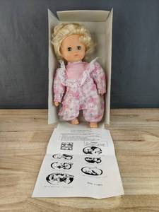 lot 129 image: New Baby Touch N Talk Doll B