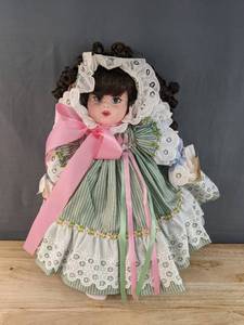 lot 140 image: New Pittsburgh Originals Doll Christine with COA B