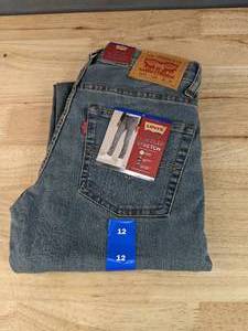 lot 34A image: Brand New Levis Boys 511 Slim Flex Stretch Youth 12 Denim Jeans $42 Retail N