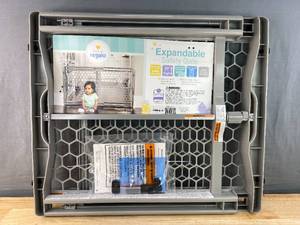 lot 39 image: Brand New Regalo Expandable Safety Gate 23 H x 28 - 42 W Grey N