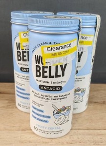 lot 44A image: 180 Brand New Wonderbelly Digestive Antacid Chewable Tablets Fruity Cereal N