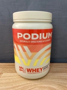 lot 42 image: Brand New Podium Nutrition Whey Protein Powder Concentrate in Chocolate Brownie - 15 Servings N