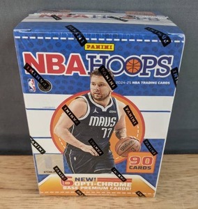 lot 25 image: Brand New 2024-25 Panini NBA Hoops Basketball Cards 6-Pack N