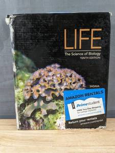 lot 185 image: Life The Science of Biology 10th Edition $113 Retail when New N