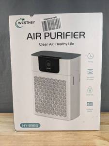 lot 21A image: Brand New Air Purifiers for Home Large Room Up to 2500 ft, WESTHEY HEPA Filter Purifier $85 Retail N