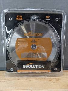 lot 32 image: Brand New Advanced-Technology Evolution Powertools Rageblade 255M Blade MPurpose TCT RAGE3 255MM $74 Retail N