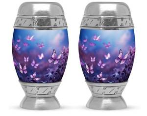 lot 90A image: Brand New YATSKIA Butterfly Mini Urns for Human Ashes N