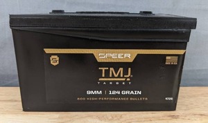 lot 3 image: 600 Brand New Speer TMJ Handgun Bullets .355 9mm 124 Grain Z
