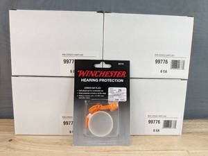 lot 11G image: Lot of 24 Brand New Sets of Winchester Silicone Corded Ear Plugs B