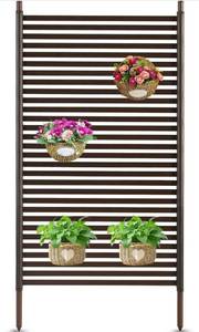 lot 13G image: Brand New Lalahoni Outdoor Privacy Screen Panel 3 ft W x 5 ft H No-Dig Kit $139.99 Retail N