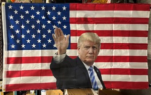 lot 14C image: Brand New 3 x 5 Donald Trump MAGA President USA Flag O