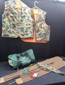 lot 27 image: HUNTERS LOT WITH CABELAS CANVAS BAG