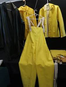 lot 50 image: VINTAGE FISHING RAIN GEAR