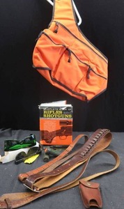 lot 80 image: GAP SHOULDER SLING HUNTING BAG PLUS LEATHER AND MORE