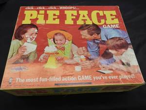 lot 142 image: VINTAGE 1968 PIE FACE GAME BY HASBRO