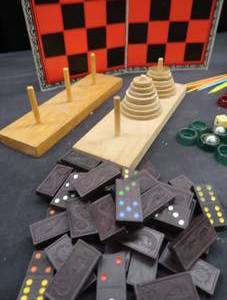 lot 153 image: COLLECTIBLE VINTAGE BITS AND PIECES FOR GAMES