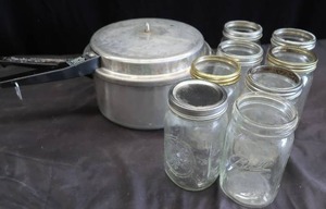 lot 182 image: MIRROMATIC PRESSURE COOKER  JARS