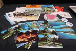 lot 232 image: MICS. POST CARDS, VINTAGE MAGAZINES, VINTAGE BOOKS