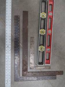 lot 317 image: LEVELS AND SQUARES