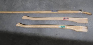 lot 333 image: VINTAGE AXE  SHOVEL HANDLES