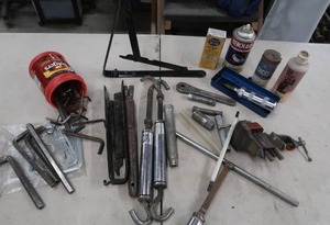 lot 348 image: IMPACT DRIVER, CLAMP, ALLEN KEYS  MORE