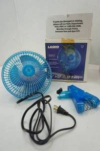 lot 13 image: Lasco 6 Hip-Clip Fan (Like New Condition)