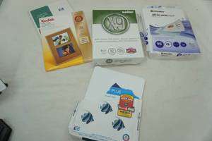 lot 20 image: copy paper & photo paper 10.4lbs