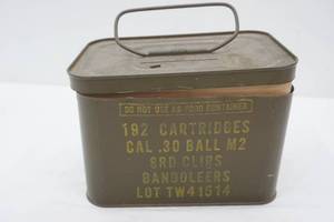 lot 24 image: Ammo Box  8.55.5x6